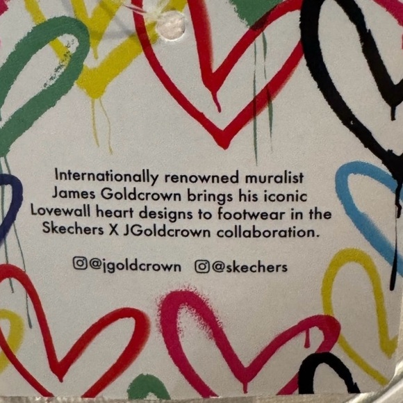 SKECHERS x JGoldcrown Cordova Classic Chic Love Sneaker Women’s Sz 8 - Picture 9 of 9